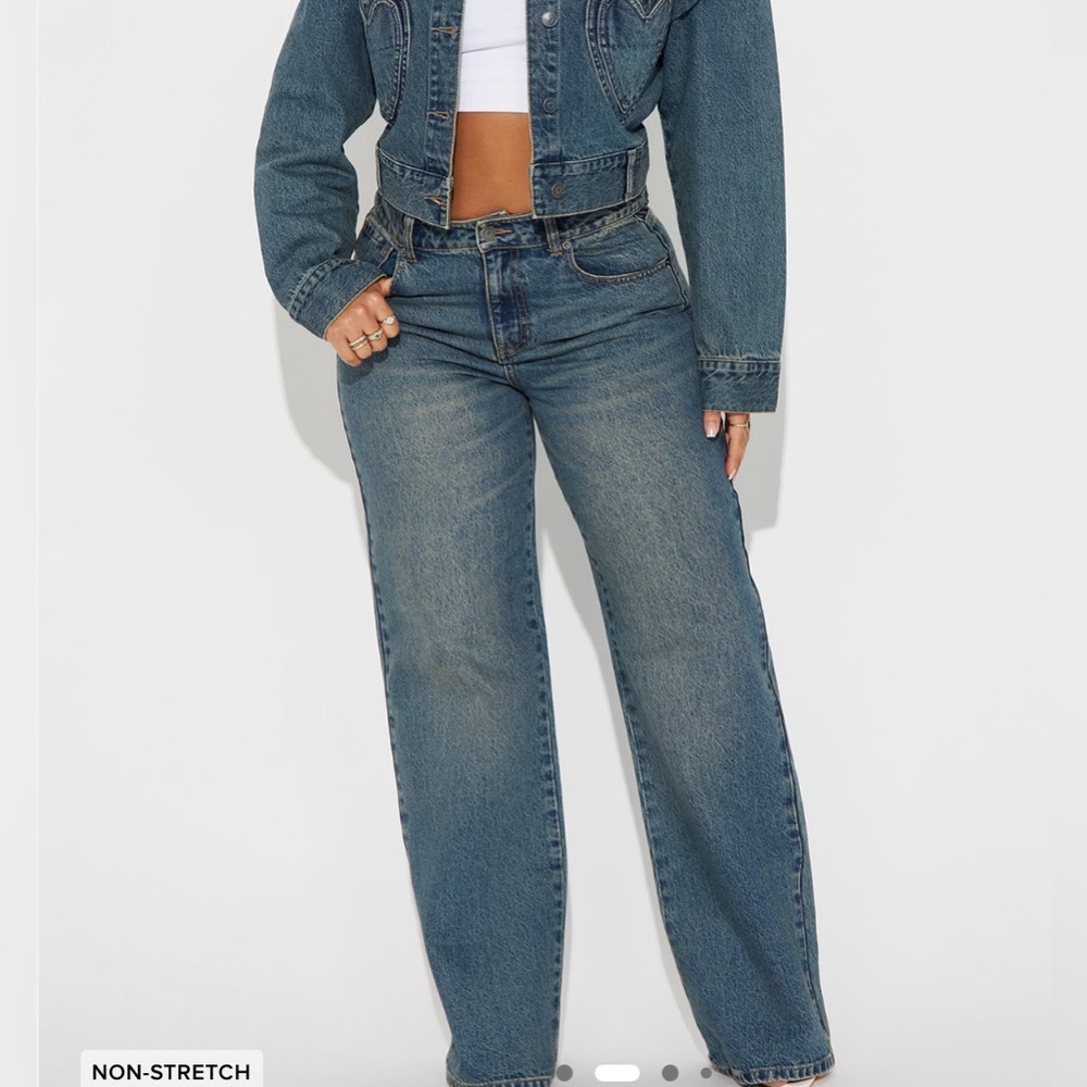Fashion Nova Blue Flare & Wide Leg Jeans